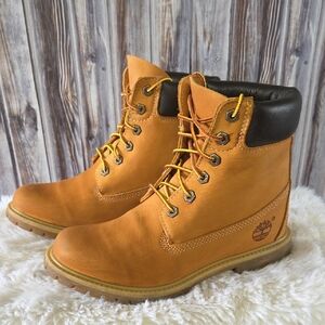 Timberland Leather Boots Size 8.5 Youth = Womens 8-8.5